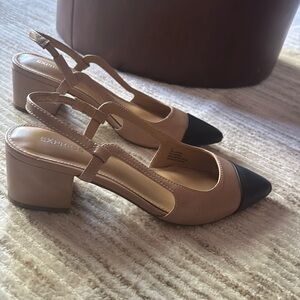 Express block heel size 8